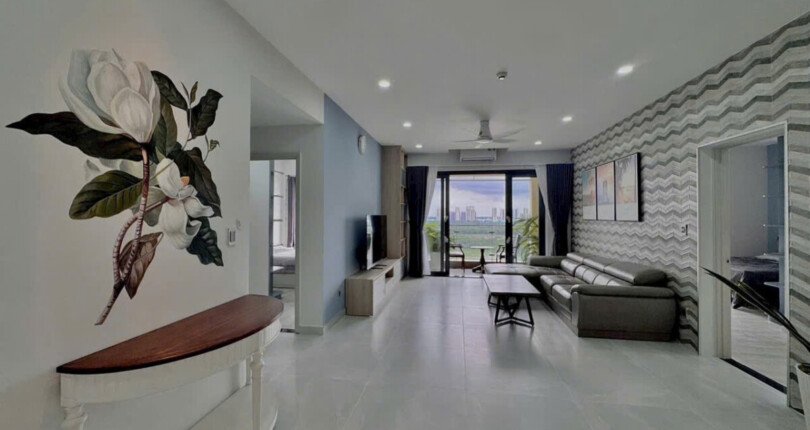 phong khach can ho rong rai 810x430 - Giá mua bán căn hộ ED3-15 lầu 15 chung cư Riverside Residence phường Tân Mỹ T8/2025