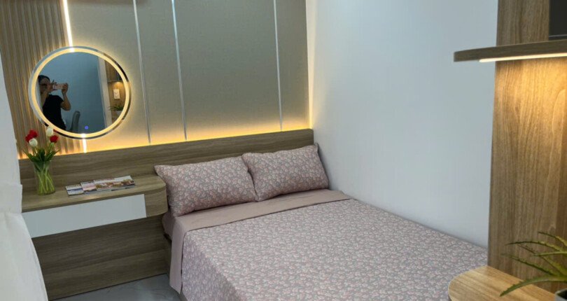 phong ngu can ho can ban 6 810x430 - Cần bán căn hộ 56m2, chung cư Sky Garden 3, lầu 9 , giá 4.460 tỷ, nhà đẹp, nội thất mới 100%.