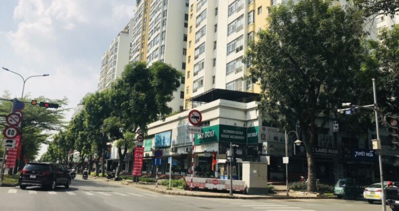 vi tri shophouse ban mat duong nguyen van linh 810x430 - Giá mua bán Shophouse mặt đường Nguyễn văn Linh kdc Sky Garden 1 phường Tân Hưng T8/2025