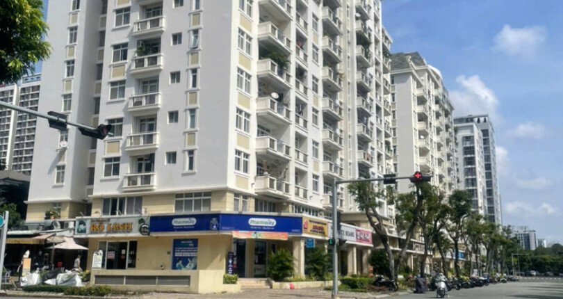 vi tri shophouse khoi de chung cu canh vien 2 810x430 - Giá mua bán Shophouse đường C khu dân cư Cảnh Viên 2 phường Tân Mỹ T8/2025