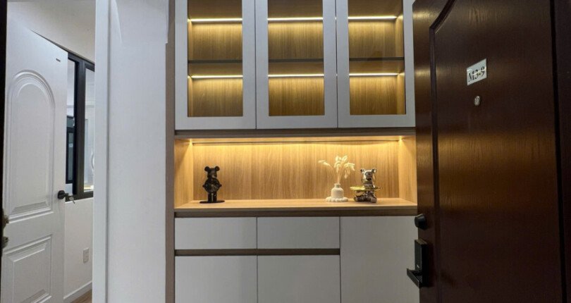 ban can ho duplex hung vuong 2 7 810x430 - Cần bán căn Duplex Hưng Vượng 2. DT 90m2 Nhà đẹp- Nội thất mới- 3 phòng ngủ-2wc- Giá bán 5.990 Tỷ