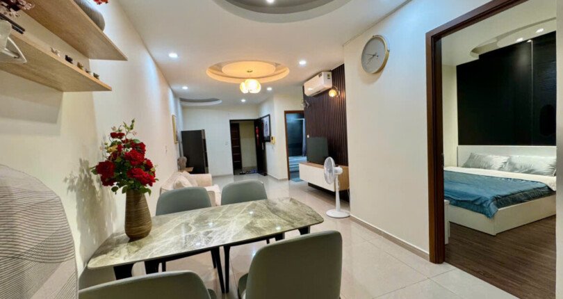cho thue can hi sky garden 3 4 810x430 - Cho thuê căn hộ Sky Garden 3. DT 56m2 Thiết kế 2 phòng-1wc Nội thất đầy đủ- Lầu cao- Giá thuê 15 Triệu/Tháng