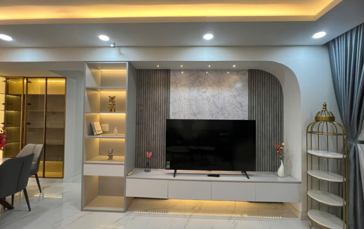 cho thue can ho green valley 1 1170x738 - Cho thuê căn hộ Green Valley. DT 120m2 Nhà đẹp- Nội thất cao cấp- 3 Phòng ngủ-2wc- lầu cao- Giá thuê 1.600 USD/Tháng