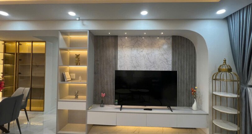 cho thue can ho green valley 1 810x430 - Cho thuê căn hộ Green Valley. DT 120m2 Nhà đẹp- Nội thất cao cấp- 3 Phòng ngủ-2wc- lầu cao- Giá thuê 1.600 USD/Tháng