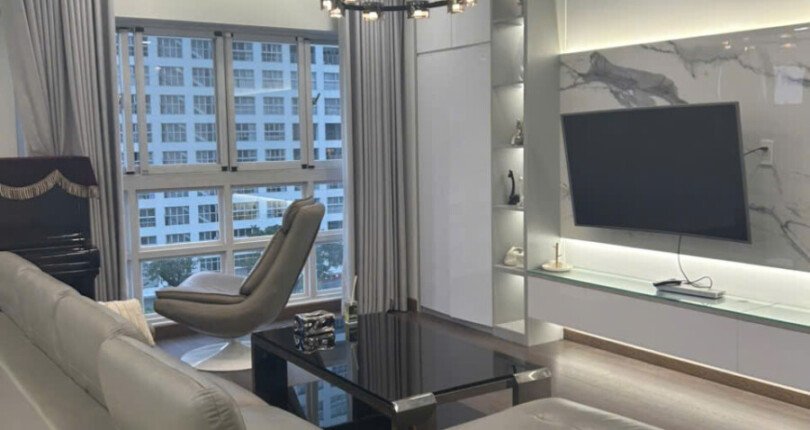 cho thue can ho happy valley 9 810x430 - Cho thuê căn hộ Happy Valley. DT 135m2 Nhà đẹp- Nội thất cao cấp- 3 Phòng ngủ-2wc- Đang trống vào ở ngay. Giá 1.350 USD/Tháng