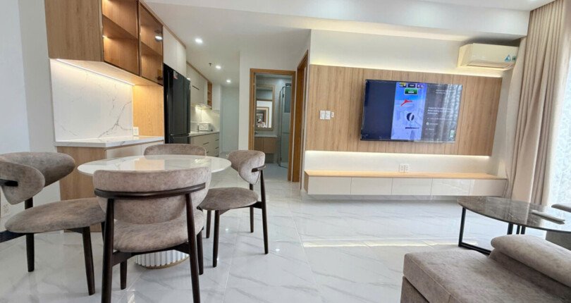 cho thue can ho hung phuc 1 12 810x430 - Cho thuê căn hộ đẹp tại Hưng Phúc. DT 78m2 Nhà đẹp- Nội thất cao cấp- 2 Phòng ngủ-2wc- Lầu cao- Giá 23 Triệu/Tháng