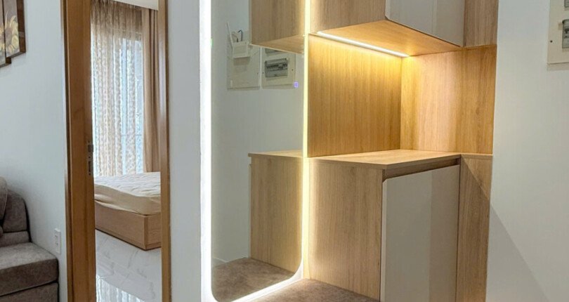 cho thue can ho hung phuc 1 6 810x430 - Cho thuê căn hộ đẹp tại Hưng Phúc. DT 78m2 Nhà đẹp- Nội thất cao cấp- 2 Phòng ngủ-2wc- Lầu cao- Giá 23 Triệu/Tháng