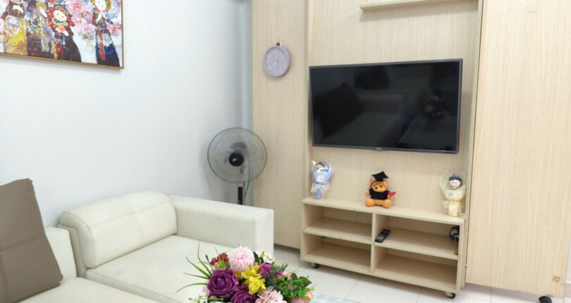 cho thue hung vuong 3 14 810x430 - Cho thuê nhanh căn hộ Hưng Vượng 3. DT 60m2 Thiết kế 1 phòng-1wc- Nội thất như hình- Giá 9 Triệu/Tháng