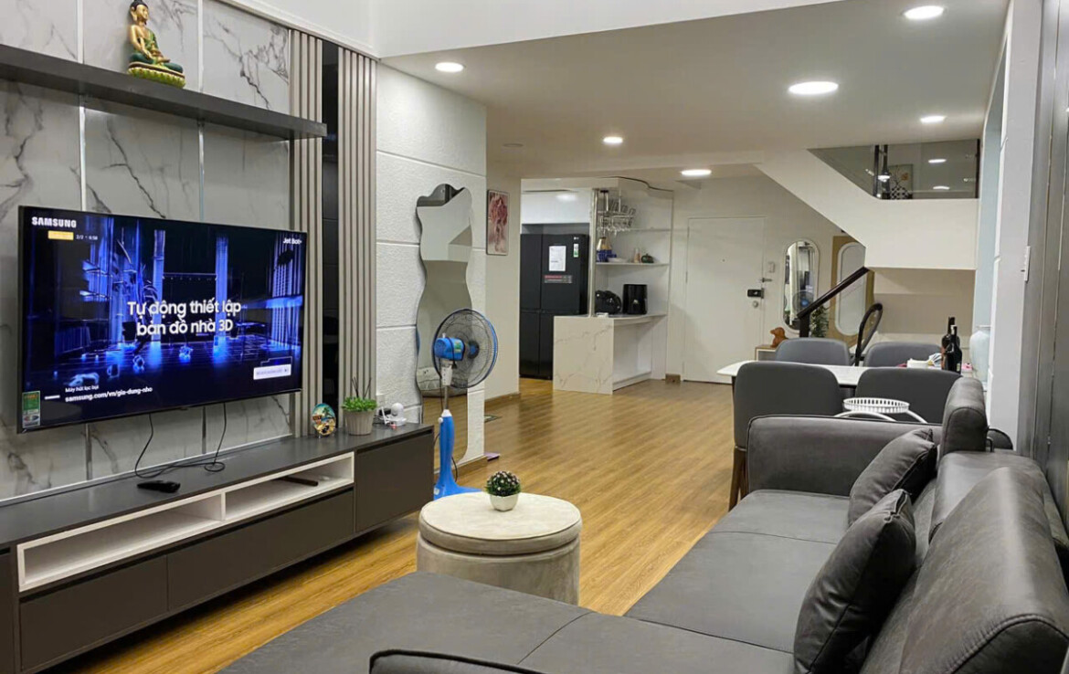 cho thue sky garden 1 5 2 1170x738 - Cần cho thuê nhanh căn Duplex Sky Garden 1. DT 120m2 Nhà đẹp Nội thất chất lượng- 3 Phòng-2wc- Giá chỉ 23 Triệu/Tháng