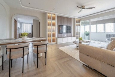 phong khach can ho ban 16 385x258 - Giá mua bán căn hộ 3pn tòa B chung cư Mỹ Khang Phú Mỹ Hưng t9/2025