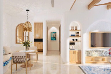 phong khach can ho thiet ke hien dai 385x258 - Giá cho thuê căn hộ 3pn chung cư The Horizon Phú Mỹ Hưng T10/2025