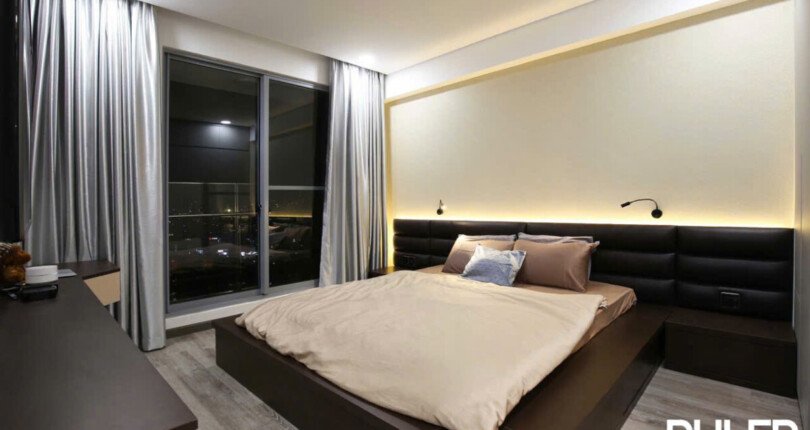 phong ngu can ho ban 18 810x430 - Bán căn hộ chung cư Green Valley, 128m2, nhà đẹp, giá 11.8 tỷ, nội thất đầy đủ , nhà đang có hợp đồng thuê.