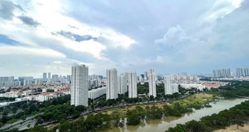 can ho lien ke song va cong vien 810x430 - Mua bán căn hộ 3pn tầng 20 view sông chung cư Scenic Valley 1 Phường Tân Mỹ giá 14,5 tỷ