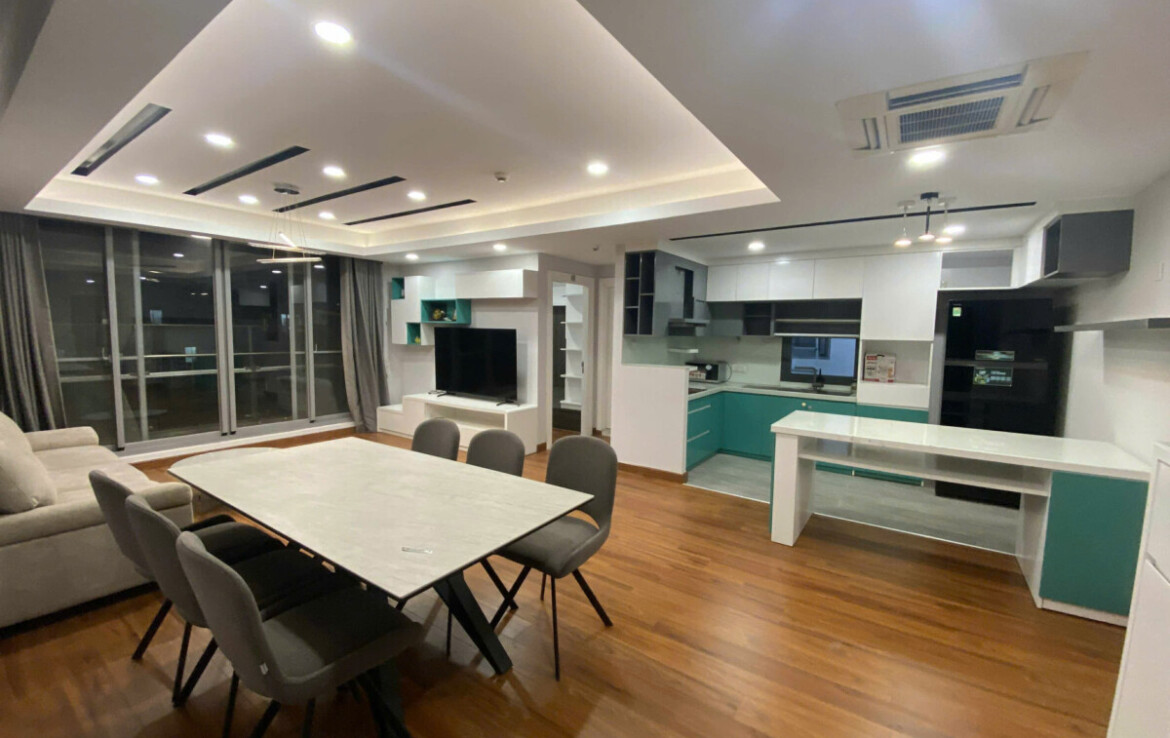 cho thue can hi green valley 8 1170x738 - Cho thuê căn hộ Green Valley. DT 115m2 Nhà đẹp- 2 Phòng ngủ-1 phòng làm việc-2wc- Có ô xe- Giá 27 Triệu/Tháng