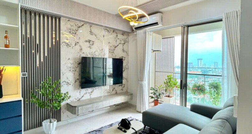 cho thue can ho midtown toa m7 4 810x430 - Cho thuê căn hộ Midtown Phú Mỹ Hưng. Tòa M7. Nhà đẹp diện tích 80m2-2 phòng-2wc- Nội thất như hình- Lầu cao- Giá 33 Triệu/Tháng