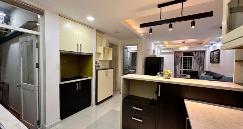 cho thue can ho sky garden 3 1 5 810x430 - Cho thuê căn góc Sky Garden 3. DT 74m2 Lầu cao- Nội thất đầy đủ- 2 phòng-2wc- View sông- Giá 18 Triệu/Tháng