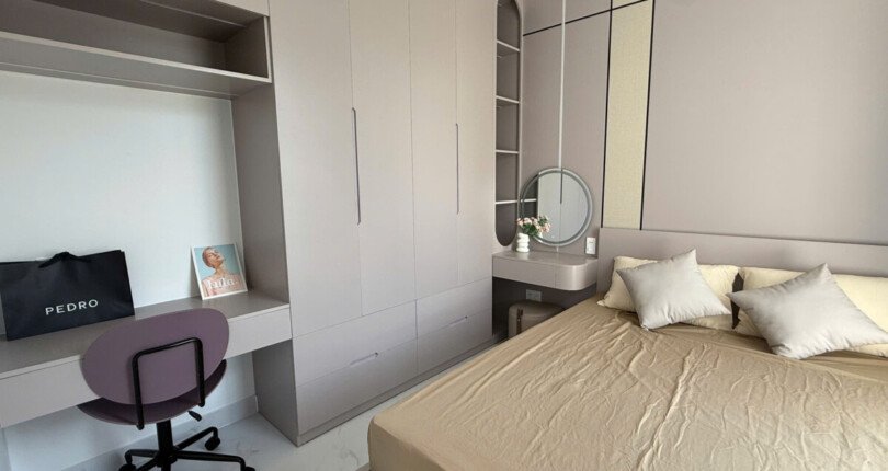 cho thue can ho sky garden 3 4 810x430 - Cho thuê căn hộ đẹp tại Sky Garden 3. DT 56m2 Nội thất mới xịn 100%- 2 Phòng ngủ-1wc- Giá thuê 19 Triệu/Tháng
