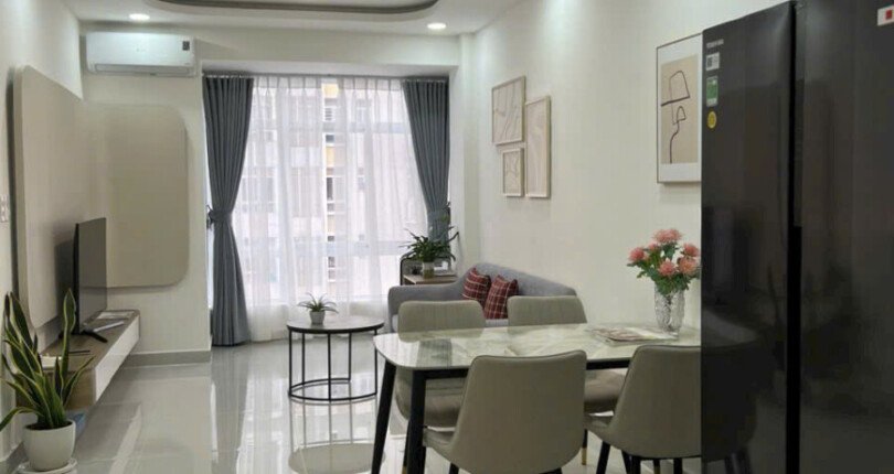 cho thue can ho sky garden 3 6 4 810x430 - Cho thuê căn hộ Sky Garden 3. DT 56m2 Thiết kế 2 Phòng ngủ-1wc- Nhà đẹp- Nội thất đầy đủ- Giá thuê 16 Triệu/Tháng