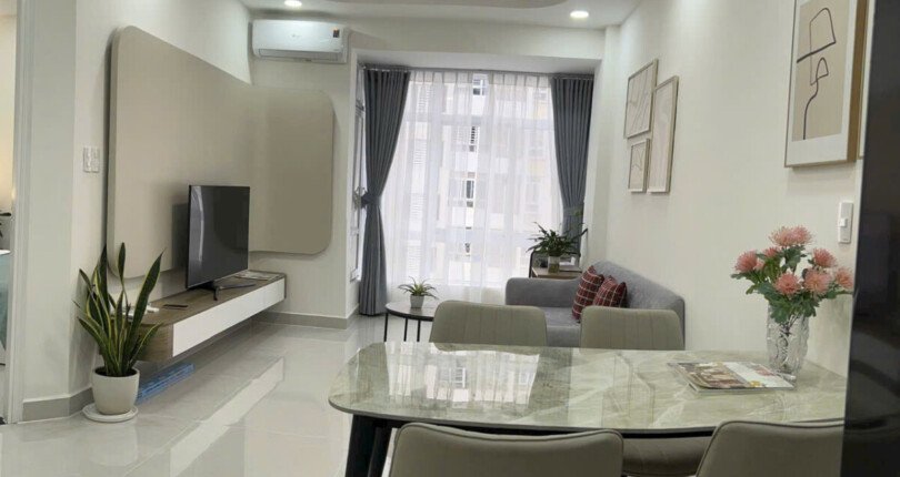 cho thue can ho sky garden 3 7 5 810x430 - Cho thuê căn hộ Sky Garden 3. DT 56m2 Thiết kế 2 Phòng ngủ-1wc- Nhà đẹp- Nội thất đầy đủ- Giá thuê 16 Triệu/Tháng