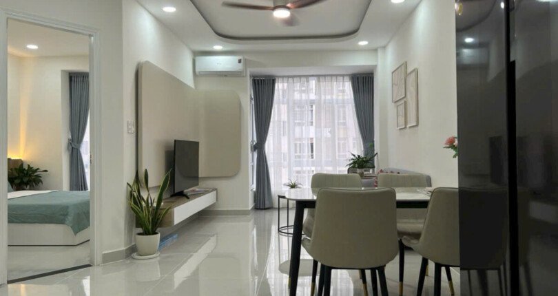 cho thue can ho sky garden 3 9 4 810x430 - Cho thuê căn hộ Sky Garden 3. DT 56m2 Thiết kế 2 Phòng ngủ-1wc- Nhà đẹp- Nội thất đầy đủ- Giá thuê 16 Triệu/Tháng
