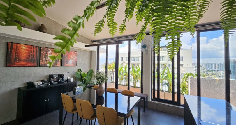 cho thue penthouse sky gaeden 3 32 810x430 - Cho thuê nhanh Penthouse Sky Garden 3. DT 260m2 Thiết kế 3 tầng- 3 phòng ngủ-2wc- Nội thất cao cấp- Giá thuê 1.900 USD/Tháng