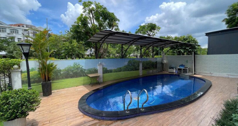 ho boi nha biet thu cho thue 810x430 - Giá cho thuê nhà Biệt thự đơn lập 4pn có hồ bơi khu Mỹ Phú - Phú Mỹ Hưng T10/2025