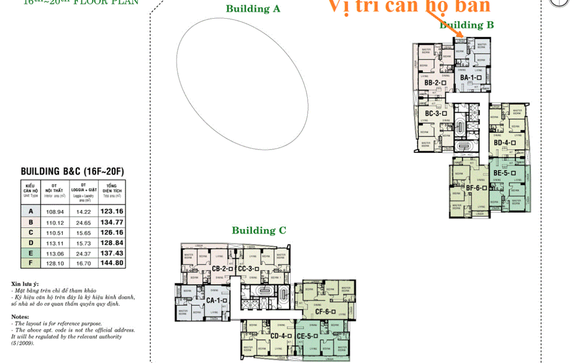 mat bang vi tri can ho ban 1170x738 - Giá mua bán căn hộ 3pn tòa B chung cư Riverpark Residence phường Tân Hưng T10/2025