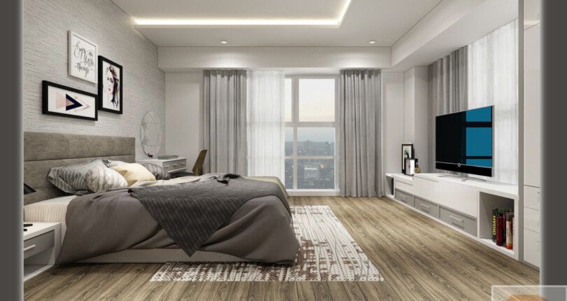 phong ngu chinh can ho ban 810x430 - Giá mua bán căn hộ 3pn số 01 tòa L chung cư Happy Valley phường Tân Hưng T10/2025