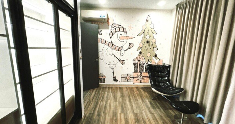 phong ngu nho 1 810x430 - Giá mua bán căn hộ 3pn - 135m2 tòa A chung cư Happy Valley phường Tân Hưng T10/2025