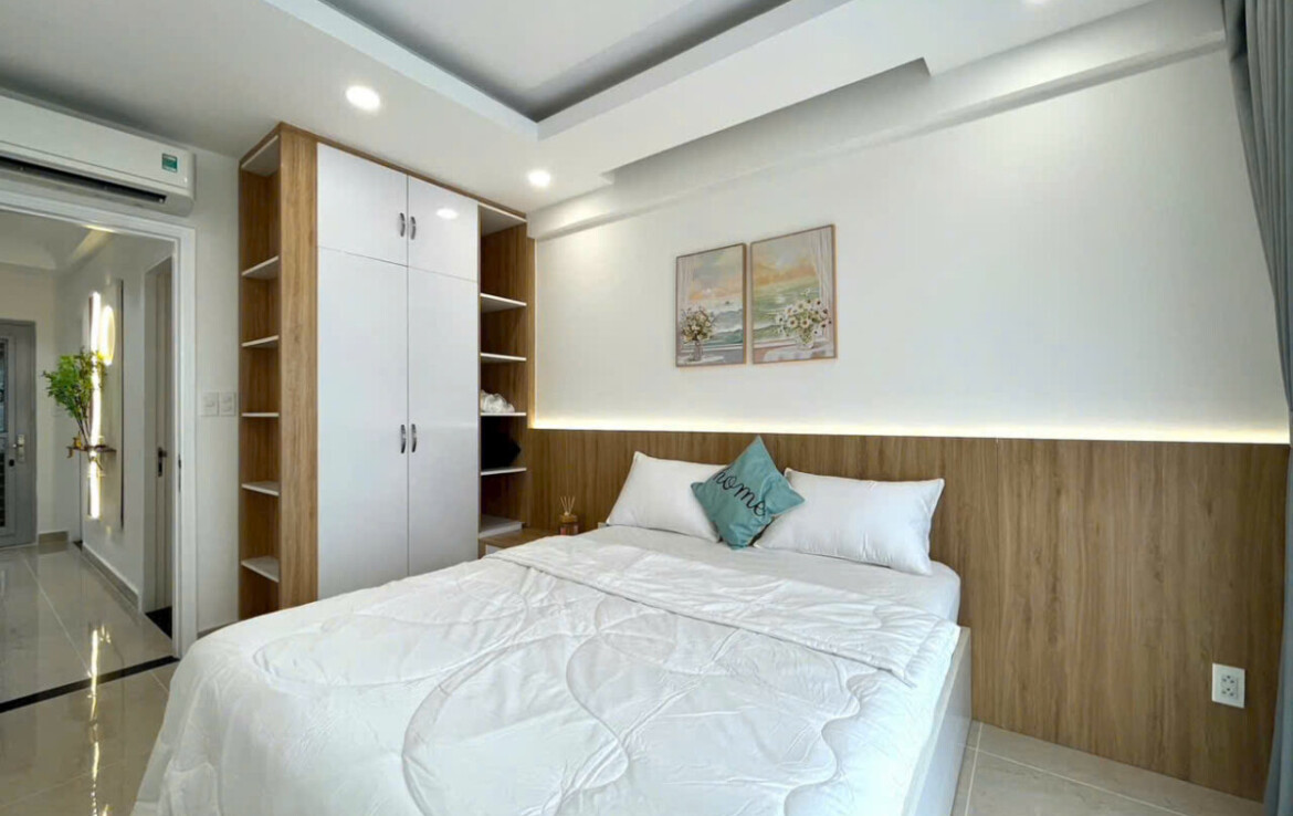 phong ngu rong rai day du thiet bi 1170x738 - Mua bán căn hộ 3pn tầng 20 view sông chung cư Scenic Valley 1 Phường Tân Mỹ giá 14,5 tỷ