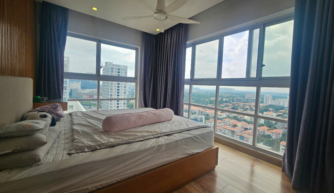 ban can ho happy valley 9 1170x676 - Bán căn hộ Happy Valley. DT 135m2 Thiết kế 3 Phòng-2wc- Nội thất đầy đủ- Đang cho thuê 31 triệu/tháng. Giá bán 11.6 Tỷ