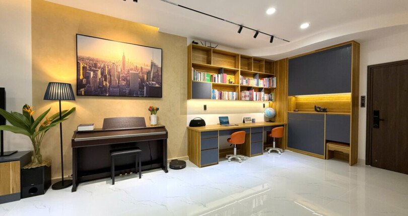 ban can ho sky garden 2 12 2 810x430 - Bán căn hộ có sân vườn tại Sky Garden 2. DT 150m2 Nội thất đẹp- mới- cao cấp- 3 Phòng ngủ-2wc- Giá 8.8 Tỷ