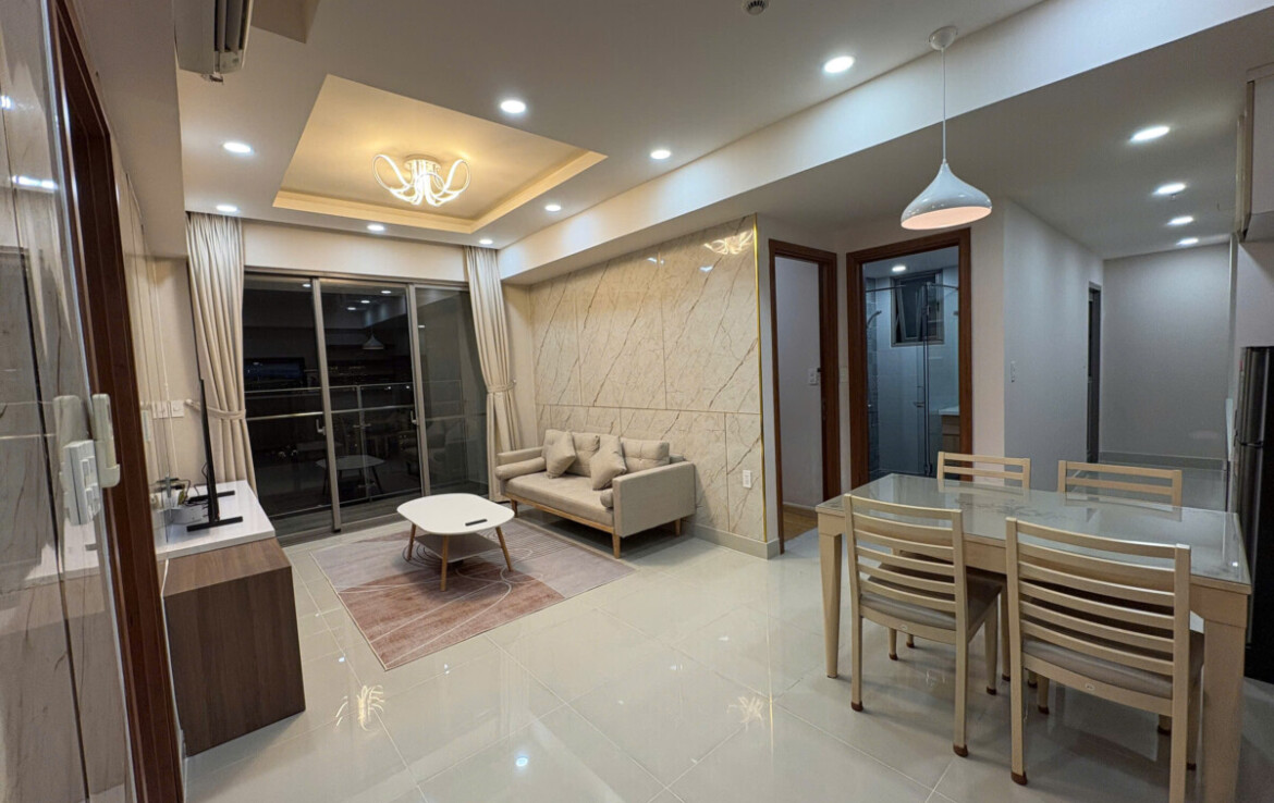 cho thue can ho hung phuc 1 14 1170x738 - Cho thuê căn hộ Hưng Phúc 1. DT 77m2 Nhà rất đẹp- View biệt thự- Lầu cao không ồn- 2 Phòng ngủ-2wc Giá thuê 20 Triệu/Tháng