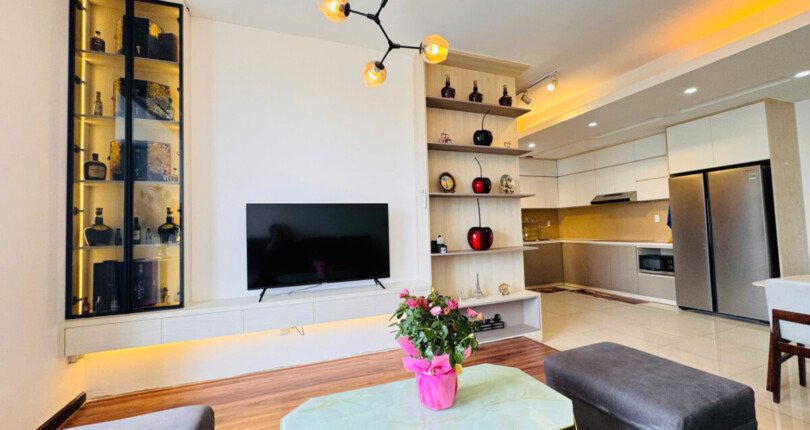 cho thue can ho sky 7 810x430 - Cho thuê căn hộ Sky Garden 2. Căn góc 91m2 Thiết kế 2 Phòng ngủ-2wc- Nội thất mới- View hồ bơi- Giá 22 Triệu/Tháng