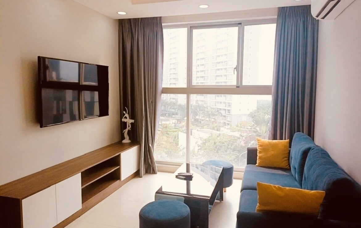 hinh anh phong khach can ho ban 1170x738 - Cho thuê căn hộ chung cư Scenic Valley 2, 02pn, giá 20tr/tháng, nội thất đầy đủ.