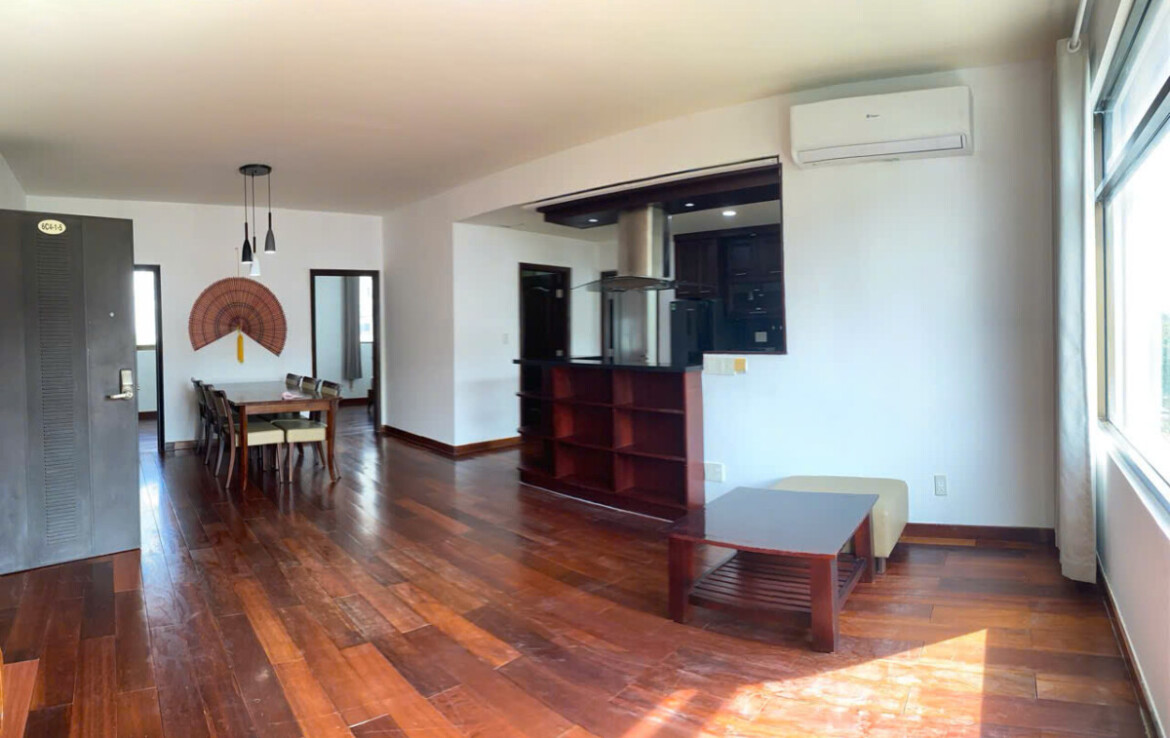 khong gian phong khach can ho ban 2 1170x738 - Giá mua bán căn hộ 3pn tòa E view Tôn Dật Tiên chung cư The Panorama phường Tân Hưng T11/2025