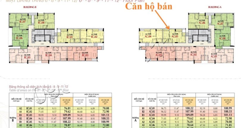 mat bang vi tri can ho ban 2 810x430 - Giá mua bán căn hộ 2pn tòa A chung cư Urban Hill phường Tân Hưng T11/2025