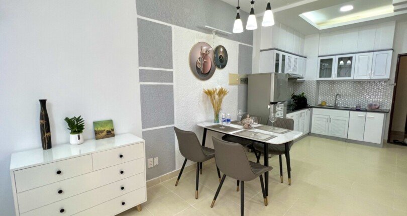 mot goc bep trong can ho can ban sky garden 2 810x430 - Cho thuê nhanh căn hộ 71m, chung cư Sky Garden 2, 02pn, giá 16tr/tháng, nội thất đầy đủ.