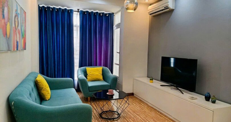 phong khach can ho ban 40 810x430 - Cho thuê căn hộ chung cư Sky Garden 3, 02pn, giá 16tr/tháng, nội thất đầy đủ, xem nhà dễ.