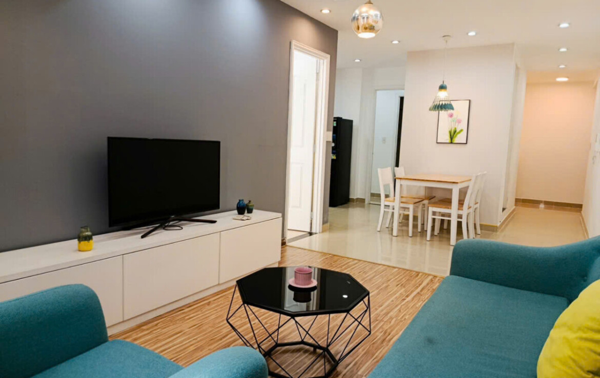 phong khach can ho can ban 16 1170x738 - Cho thuê căn hộ chung cư Sky Garden 3, 02pn, giá 16tr/tháng, nội thất đầy đủ, xem nhà dễ.