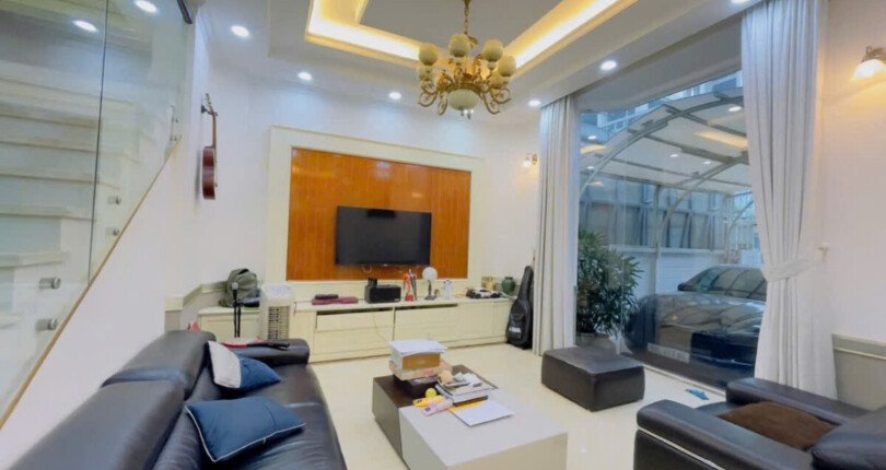 phong khach toa nha ban 810x430 - Giá mua bán tòa nhà Biệt thự liền kề mặt Đường số 16khu phố Mỹ Văn phường Tân Mỹ T12/2025