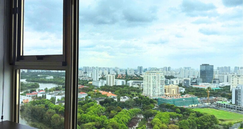 view can ho ban 2 810x430 - Mua bán căn hộ 3pn tòa A căn số 05 chung cư The Peak phường Tân Mỹ T11/2025
