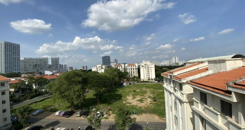 view can ho ban 6 810x430 - Giá mua bán căn hộ Duplex sân vườn tòa 4c chung cư Mỹ An phường Tân Hưng T11/2025