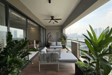 balcony sau sua chua 385x258 - Giá mua bán căn hộ 3pn tòa C chung cư Mỹ Phát phường Tân Hưng T1/2026