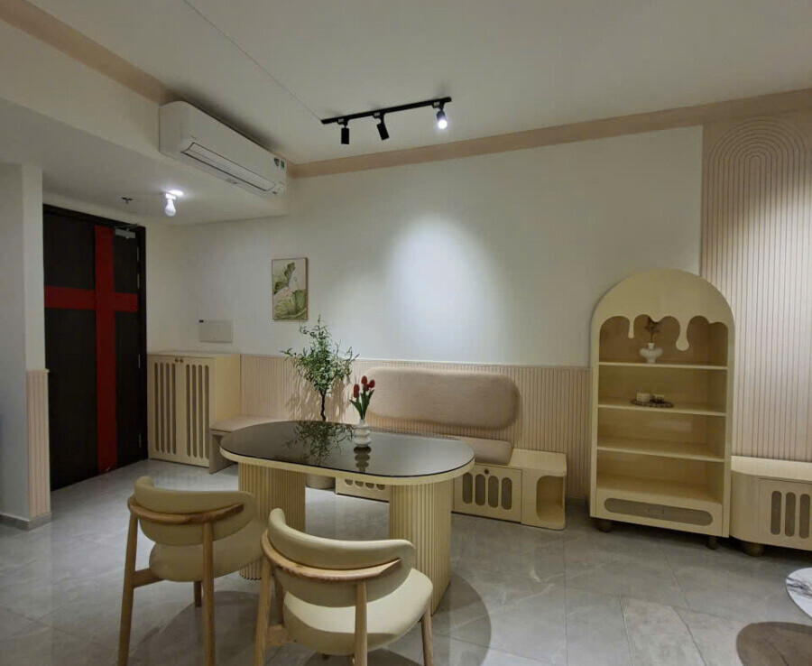 ban can ho celesta rise 11 900x738 - Bán căn hộ Celesta Rise Nguyễn Hữu Thọ. DT 80m2 Thiết kế 2 phòng-2wc- View trực diện hồ bơi- Giá 6.4 Tỷ