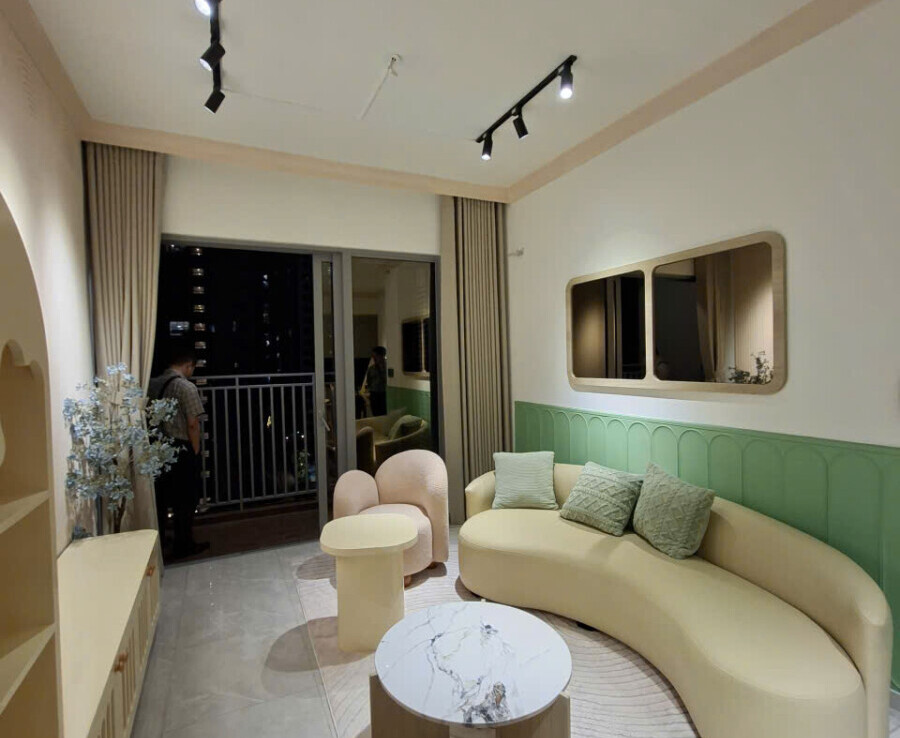 ban can ho celesta rise 15 900x738 - Bán căn hộ Celesta Rise Nguyễn Hữu Thọ. DT 80m2 Thiết kế 2 phòng-2wc- View trực diện hồ bơi- Giá 6.4 Tỷ