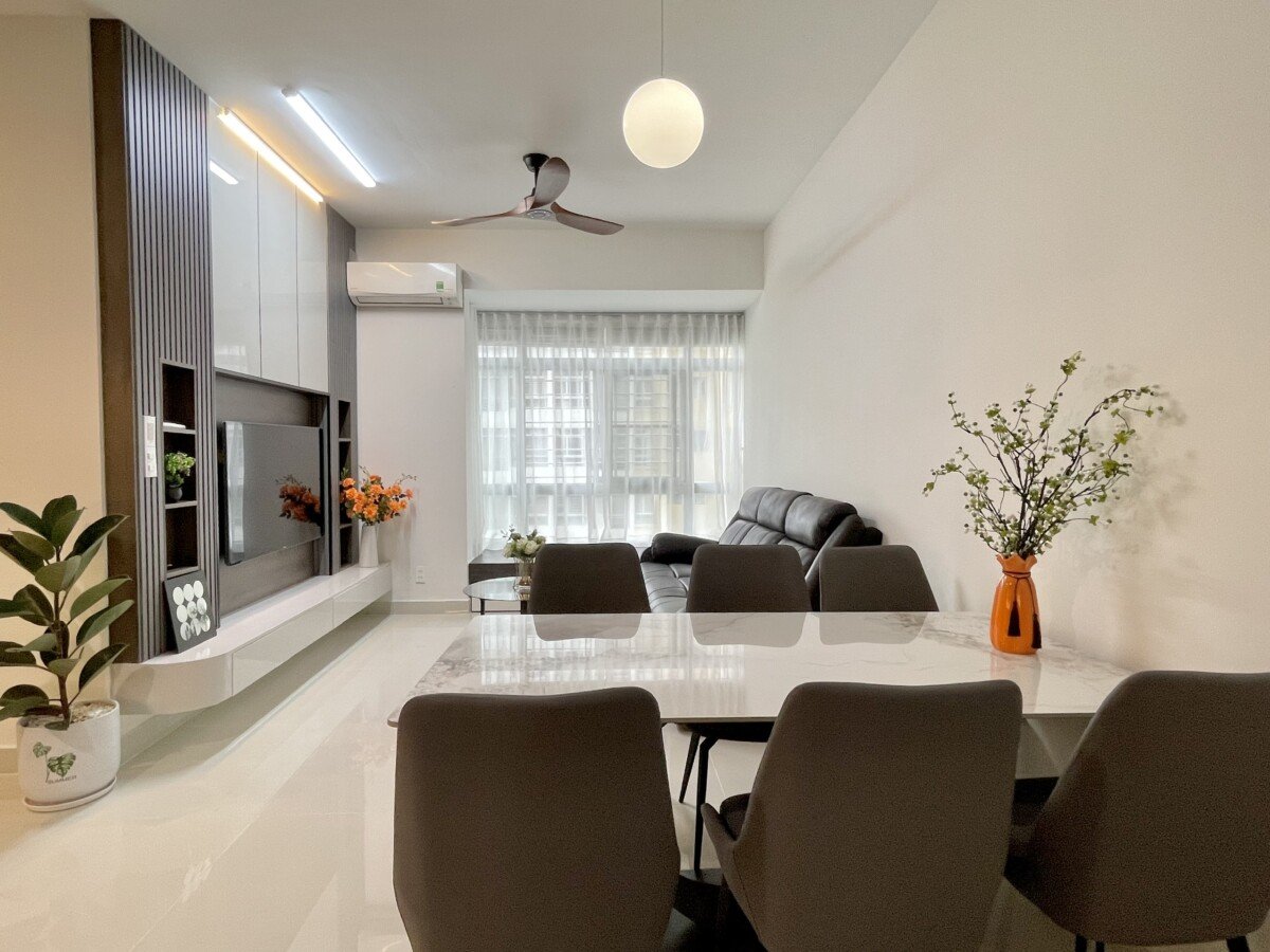 ban can ho sky garden 2 5 3 - Bán căn hộ đẹp tại Sky garden 2. DT 88m2 Nhà mới đủ nội thất 3 phòng-2wc- Lầu đẹp view nam- Giá bán 6.9 Tỷ