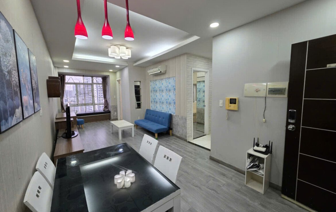 ban can ho sky garden 3 1 13 1170x738 - Bán căn hộ Sky Garden 3. DT 56m2 Thiết kế 2 Phòng ngủ-1wc- View trực diện hồ bơi- Lầu cao- Giá bán 4.750 Tỷ