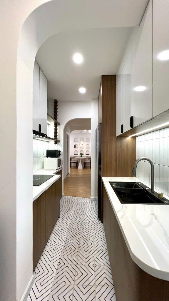 bep can ho ban 15 - Bán căn hộ 71m2, chung cư Sky Garden 3, 03pn, giá 5.850 tỷ, nhà đang có hợp đồng thuê 19tr/tháng.