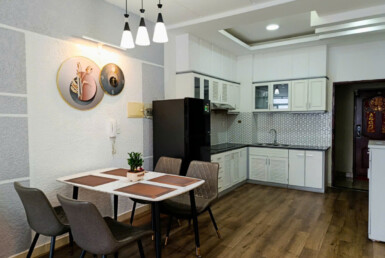 bep can ho ban 19 385x258 - Cho thuê nhanh căn hộ 71m, chung cư Sky Garden 2, 02pn, giá 16tr/tháng, nội thất đầy đủ.